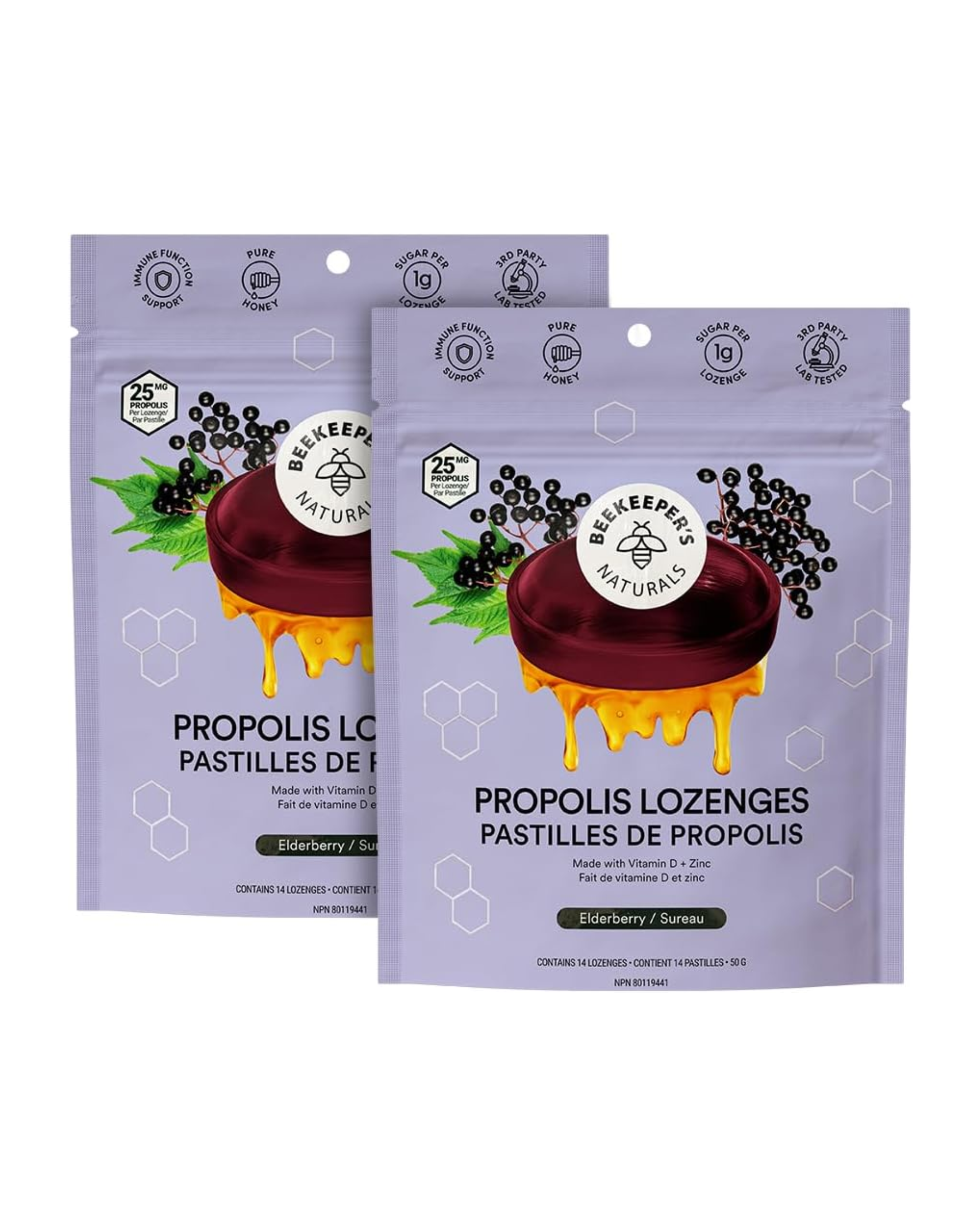 Elderberry Soothing Lozenges - 2 Pack