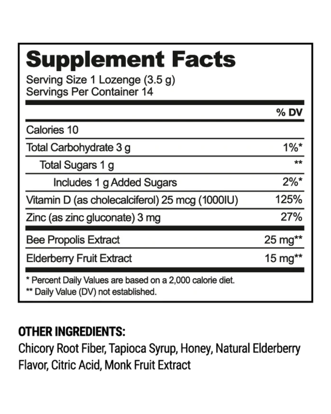 Elderberry Soothing Lozenges